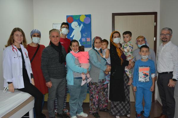 5 çocuğun kalbindeki delik kapatıldı